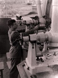 Блинов Н.C. у телескопа