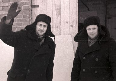 1961: Нестеров и Алёшин на затмении в Ростове