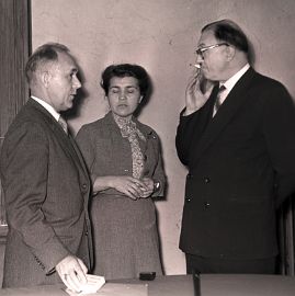 Б.А. Воронцов-Вельяминов с коллегами