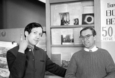 А.В. Засов и В.Ф. Есипов, 1974 год