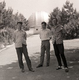Дибай, Лютый, Есипов Дибай, Лютый и Есипов на Южной Станции Гаиш в 1973 году