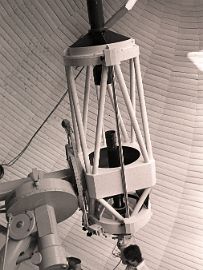 Колотилов, Ворошилов Колотилов и Ворошилов у телескопа Цейсс-1. 1973 год.