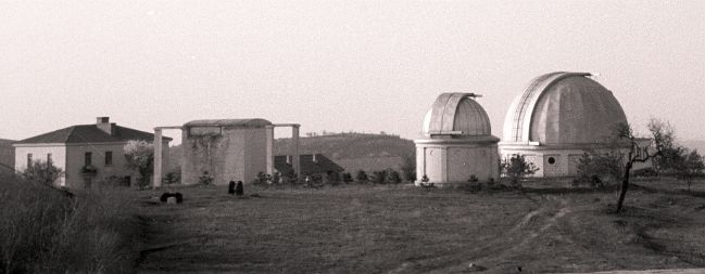 1962 год ЮС ГАИШ Жилой дом и башни АЗТ-5, Астрографа и ЗТЭ в 1962 году